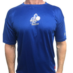 T-shirt bleu Baseball Québec